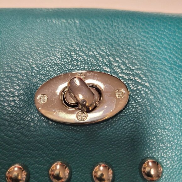 Teal Blue Handbag Mini Handbag Crossbody Small Handbag - Picture 6 of 9